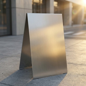 Panneau publicitaire pliable en A de haute qualité, étanche, conçu par le fabricant <span class=keywords><strong>direct</strong></span>, avec conception gratuite - Product Image 1