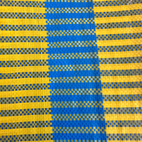 Sac de courses tissé en PP laminé bleu et jaune de haute qualité 25kg 50kg pour l'Afrique (Mauritanie, Tanzanie, Ghana, Congo)
