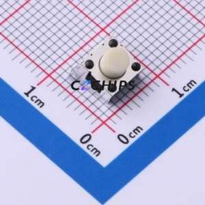 GT-TA205A-H023-L3 Tactile Switch SMD Switch Single Pole Single Throw Round Button 1.8N Horizontal Mount - Product Image 1