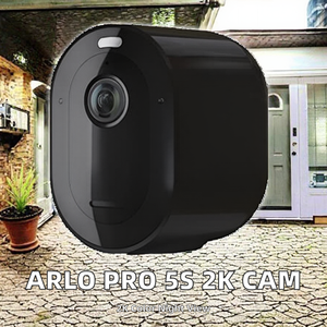 Cámara Arlo <span class=keywords><strong>Pro</strong></span> 5S 2K Spotlight, 1 Unidad, Inalámbrica para Exteriores, Wi-Fi de Doble Banda, Visión Nocturna en Color, Audio Bidireccional, Seguridad para el Hogar, Nube - Product Image 2