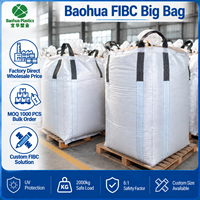 Sac en vrac FIBC antistatique en PP renforcé 1500kg 2000kg pour déchets de construction, sable, gravier et débris - Maxi Saco