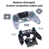 Brandneues Gummi-Pads-Set für PS5 Controller Reparatur-Kits Silikon Leitfähiges Teil für Playstation 5 Ersatz für DualSense