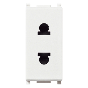 ปลั๊กไฟ Sicury 2P 16A แบบ USA EU ขนาด 4.8 มม. สีขาว - Product Image 1