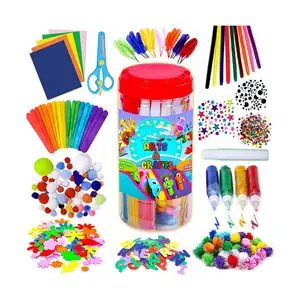 Kit d'artisanat éducatif pour enfants, bricolage, jouets faits à la main, boîtes pot, ensemble artistique pour activité