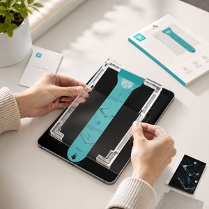 ฟิล์มกระจกนิรภัยใสแบบ HD ติดตั้งง่าย รุ่น G001 สำหรับ <span class=keywords><strong>iPad</strong></span> Mini 7 และ Apple <span class=keywords><strong>iPad</strong></span> Pro 13 (2025) M5 - Product Image 3