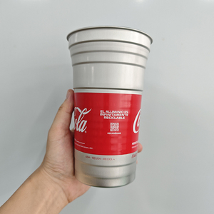 Vasos Desechables de Aluminio para Bebidas de Fiesta, Ligeros, Duraderos, Reciclables, de Marca - Product Image 5