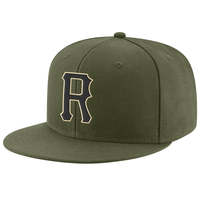 Casquette ajustable cousue olive personnalisée Casquette de baseball unisexe brodée hip hop tendance pour l'extérieur