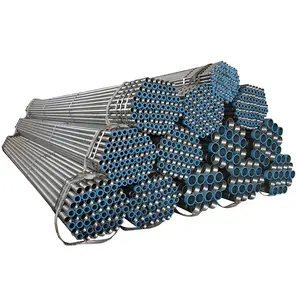 1/2 Inch Steel Structures Galvanized Iron Round ERW Pipe Steel Sizes Hot Rolled Hollow Carbon Pipe