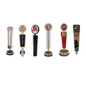 Custom Decorative Wooden Beer Tap Handle with Reusable Chalkboard Suitable for Home Brew Bars Kegs and Draft Beer