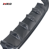 Diffuseur de lèvre arrière en fibre de carbone pour Volkswagen Golf 7 Mk7 Gti