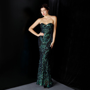 16398 #2020 nuovo <span class=keywords><strong>abito</strong></span> lungo con paillettes <span class=keywords><strong>da</strong></span> sera cerimoniale - Product Image 4