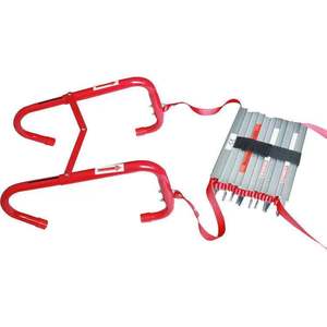 <span class=keywords><strong>Escalera</strong></span> de Escape Ignífuga de Aluminio Moderna Roja y Plateada para Rescate de Emergencia, de <span class=keywords><strong>3</strong></span> <span class=keywords><strong>Metros</strong></span> a 20 <span class=keywords><strong>Metros</strong></span> - Product Image 1
