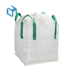 खाद्य सामग्री के लिए सुरक्षित और स्वच्छ पैकेजिंग खाद्य-ग्रेड थोक बैग 1 टन डिस्पोजेबल जंबो बैग