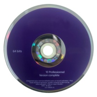 Clé d'activation OEM et autocollant de clé de vente au détail Windows 10 Pro (version française) de haute qualité, activation en ligne mondiale à 100 %, garantie DSP CD de 12 mois