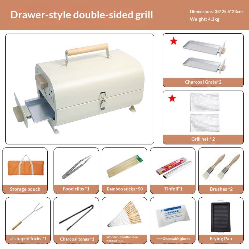 Upgraded Cream White + baking tray + 8-piece set + package