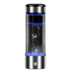 केकेएस स्मार्ट पोर्टेबल हाइड्रोजन पानी की बोतल जेनरेटर क्षारीय जल आयोनाइज़र हाइड्रोजन युक्त जल तत्व कप 1200पीपीबी