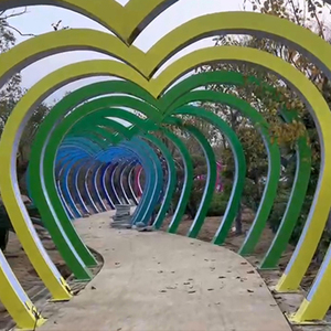 Светодиодный туннельный светильник DMX512 из нержавеющей стали в форме сердца, RGB, IP65, DC24V/12V, <span class=keywords><strong>3</strong></span> года гарантии, декоративное цветное освещение - Product Image 3