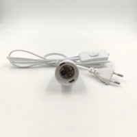 Support de lampe à vis E27 avec cordon d'alimentation 1,8 m avec interrupteur 303, prise EU/US, accessoires d'éclairage