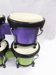 Mini tambor Bongo de cuerpo de plástico de 4 "* 5", tambor Bongas, tamaño de 1/2" - Product Image 3
