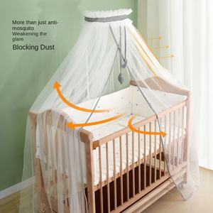 बेबी बेड मच्छर नेट फ्लोर टाइप फोल्डेबल क्लिप-टाइप शेडिंग ब्रैकेट-टाइप शेडिंग ब्रैकेट घरेलू उपयोग - Product Image 3