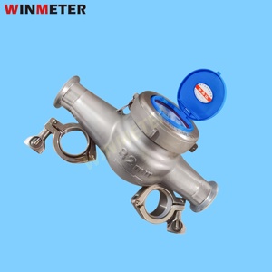 OEM工場製 DN32 クランプ式流量計 304/316L ステンレス鋼 R100 CE認証取得済み 純正メーカー 工業用リサイクル 経済的 - Product Image 5