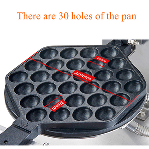 HK Street Food <span class=keywords><strong>Bubble</strong></span> <span class=keywords><strong>Waffle</strong></span> Makers Helado Huevo <span class=keywords><strong>Waflera</strong></span> Hierro Uso comercial <span class=keywords><strong>Waffle</strong></span> Maker - Product Image 3