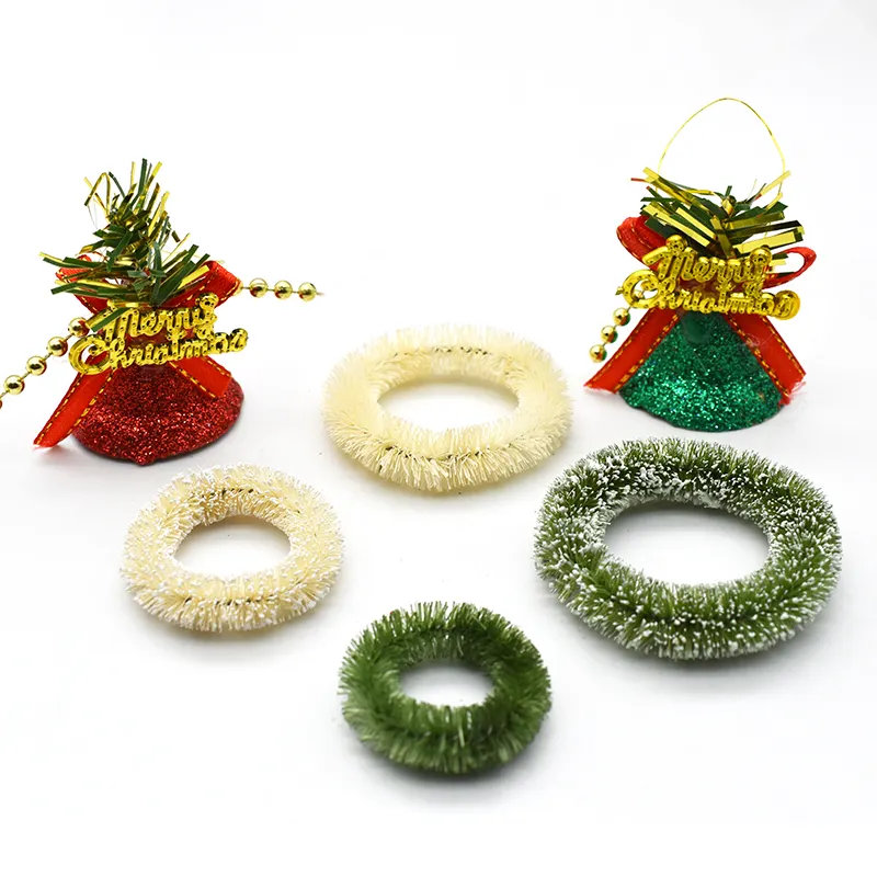 Free Sample Wholesale DIY Mini PE Artificial Christmas Garlands & Wreaths for Christmas Decorations
