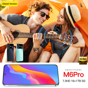 M6pro สมาร์ทโฟน4G แอนดรอยด์<span class=keywords><strong>11</strong></span> 5G ปลดล็อกที่เก็บข้อมูล<span class=keywords><strong>16</strong></span> + 1TB 6.8นิ้ว LTE Deca Core สำหรับสเปน - Product Image 2