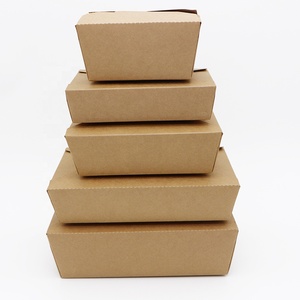 <strong>Free</strong> Sample Custom Logo Printed Foil Kraft Corrugated Paper <strong>Box</strong> for Burger Food Sushi Packaging and Shipping Square Shape - Product Image 5