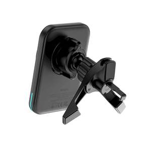 WiWU <span class=keywords><strong>Mini</strong></span> magnético 15W carga rápida Qi2.0 <span class=keywords><strong>cargador</strong></span> de coche inalámbrico 360 rotación soporte de teléfono soporte estable soporte de teléfono de montaje de coche - Product Image 3