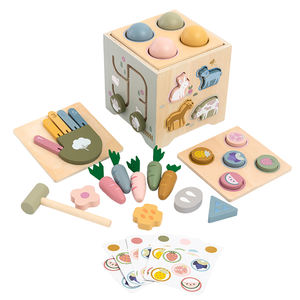Cubo de Actividades Multifuncional de Madera - Juguete Educativo Montessori para Niños de 5 a 7 Años, Diseño Inteligente - Product Image 1