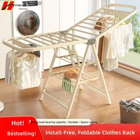 Séchoir à linge pliable le plus vendu – Étendoir peu encombrant pour vêtements et couettes, idéal pour balcon intérieur, salle de bain et extérieur