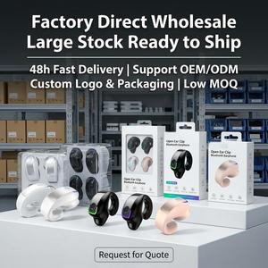 Écouteurs sportifs sans fil <span class=keywords><strong>Bluetooth</strong></span> de haute qualité, écouteurs à clip avec conduction osseuse, réduction de bruit, micro, casque - Product Image 6