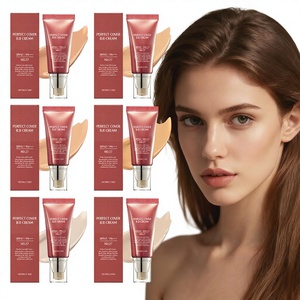 Serie di BB Cream Ammorbidente e Coprente per la Pelle, Idratante Delicato, Naturale e Leggero, Idratazione Viso, Illuminante, Base Morbida per il Trucco - Product Image 3