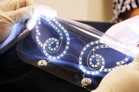 Écran électronique hybride Flexible de qualité médicale, tampon TPU transparent, pâte d'argent, électrode en carbone, impression biologique, électro
