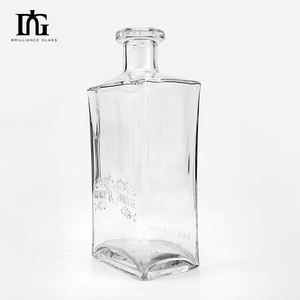 Botella <span class=keywords><strong>de</strong></span> Vidrio <span class=keywords><strong>de</strong></span> Lujo <span class=keywords><strong>de</strong></span> 500ml 750ml, Estilo Moderno, Transparente, para Tequila, Vodka, Whisky, Ginebra, <span class=keywords><strong>Licor</strong></span> - Product Image 3