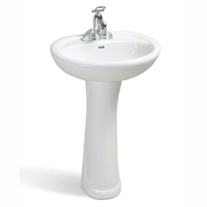 Lavabos <span class=keywords><strong>de</strong></span> Pedestal <span class=keywords><strong>de</strong></span> Cerámica Blancos <span class=keywords><strong>de</strong></span> Tamaño Pequeño a Precio Económico, Lavamanos Modernos con Pedestal para Baño - Product Image 6