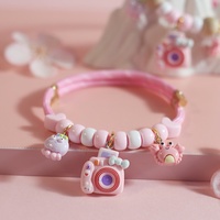 Collier pour animaux de compagnie coloré en polyester, réglable, accessoire de mode mignon pour chats et chiens