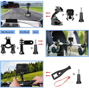 Kit d'accessoires pour caméra d'action GoPro Osmo 63-en-1 : Perche à selfie, bâton de flottabilité, matériaux durables en PC, métal, verre trempé et plastique - Product Image 2