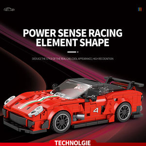 Juego de Bloques de Construcción Creativos MOC - Coche Deportivo Modelo 1:36, Juguete Educativo STEM, Juego de Ensamblaje DIY, 413 Piezas de Ladrillos ABS para Mayores de 6 Años - Product Image 3