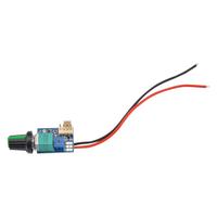 Contrôleur de vitesse PWM 12V DC pour ventilateur, régulateur de vitesse 4 fils, interrupteur de contrôle de température pour ventilateur de refroidissement CPU PC, arrêt manuel