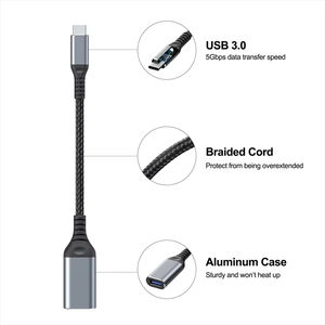OTG Type C <span class=keywords><strong>สาย</strong></span> <span class=keywords><strong>USB</strong></span> Type-C ตัวผู้เป็นตัวแปลง USB3.0ตัวเมีย5Gbps อะแดปเตอร์ถ่ายโอนข้อมูลชาร์จ <span class=keywords><strong>USB</strong></span>-C <span class=keywords><strong>สาย</strong></span><span class=keywords><strong>ต่อ</strong></span> usbc - Product Image 4