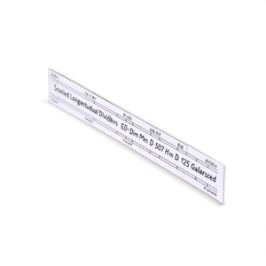 Fami Slotted Longitudinal Dividers Front Height 150-175 Mm Eh 30 Dim Mm D 507 H 125 Galvanized - Product Image 3