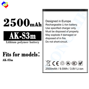 Batería de Teléfono Móvil AK-S3m de 3.8V 2500mAh, Calidad Original, para Teléfono <span class=keywords><strong>Emporia</strong></span> AK-S3m - Product Image 2