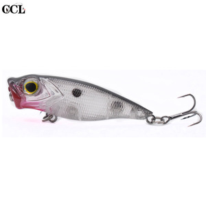 Señuelo Artificial <span class=keywords><strong>de</strong></span> Superficie <span class=keywords><strong>de</strong></span> 6.5CM y 7.5G, Tipo Popper, <span class=keywords><strong>de</strong></span> Plástico, con Anzuelos, para Pesca <span class=keywords><strong>en</strong></span> Diversas Especies y <span class=keywords><strong>en</strong></span> <span class=keywords><strong>el</strong></span> Océano - Product Image 2