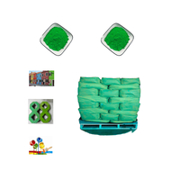 Peinture de revêtement de pigment inorganique de haute qualité, couleur verte, pigment d'oxyde de fer vert paon pour briques, pavés, carreaux