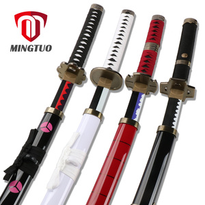 Épées en bois <span class=keywords><strong>Demon</strong></span> <span class=keywords><strong>Slayer</strong></span> Tanjiro Katana Épée de cosplay Arme Épée de samouraï en plastique pour accessoire d'anime avec support et ceinture - Product Image 3