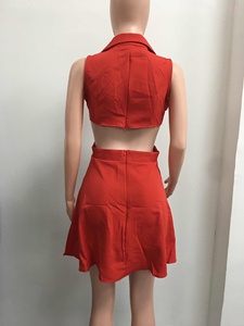 Vestido Elegante sin Mangas con Cuello Polo para Mujer, Vestido con Botones que Define la Cintura, Vestidos con Corte en A, Ropa de Mujer, Moda - Product Image 6