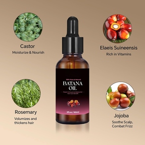 Biểu Tượng Tùy Chỉnh 100% Tự Nhiên Hữu Cơ Batana Chăm Sóc Da Đầu Sản Phẩm Tóc Tóc Tăng Trưởng Dầu Hỗn Hợp Các Loại Thảo Mộc Hương Thảo Dầu Thầu Dầu Người Đàn Ông Phụ Nữ - Product Image 3