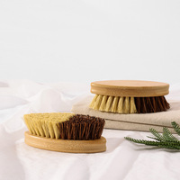Brosse de nettoyage de cuisine en bambou Moso et sisal, éponge à récurer pour casseroles, vaisselle, fruits, légumes et plaques de cuisson 95g
